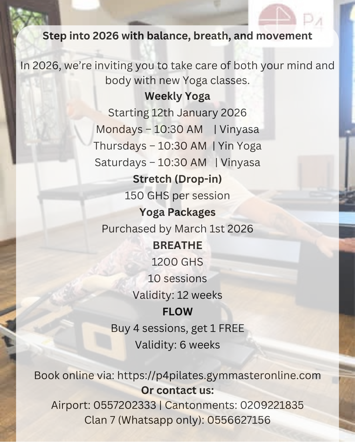 Step into 2026 with balance, breath, and movement